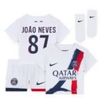 PSG João Neves 87 Auswärtstrikot Kinder Mini Kit 2024-2025