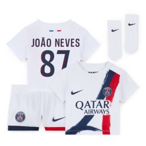 PSG João Neves 87 Auswärtstrikot Kinder Mini Kit 2024-2025