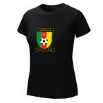 Kamerun Damen Kurzarm Rundhals T-Shirt Casual Sommer Tops
