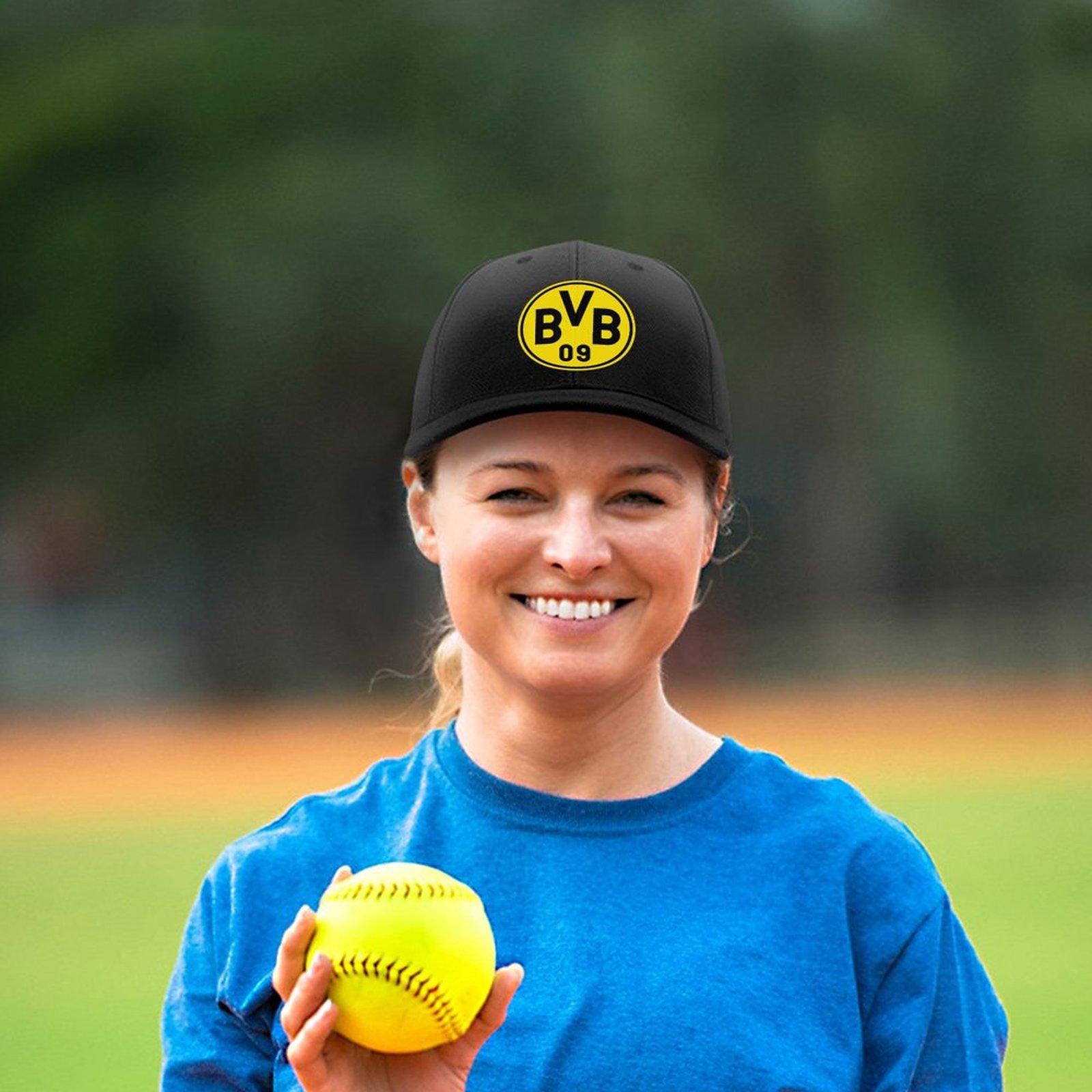 Unisex Borussia Dortmund Baseball Cap Verstellbar Reine Farbe Baseballkappe Mütze Unisex Borussia Dortmund Baseball Cap Verstellbar Reine Farbe Baseballkappe Mütze