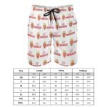 AS Monaco Herren Badehose Schnelltrocknende Strandshorts Mit Tasche Kordelzug Shorts
