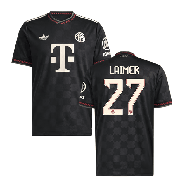 FC Bayern München Konrad Laimer 27 Third Trikot 2025-2026