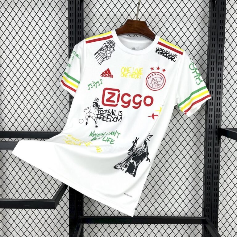Ajax Bob Marley Sondertrikot 2025-2026 - Weiß