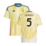 Juventus Manuel Locatelli 5 Auswärtstrikot Kinder 2024-2025