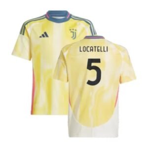 Juventus Manuel Locatelli 5 Auswärtstrikot Kinder 2024-2025