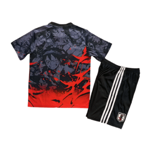 Japan X One Piece Monkey D. Luffy Sondertrikot Kinder 2025-2026 - Schwarz