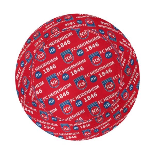 FC Heidenheim Karomuster Sommer Sonnenhut Reversible Bucket Hat