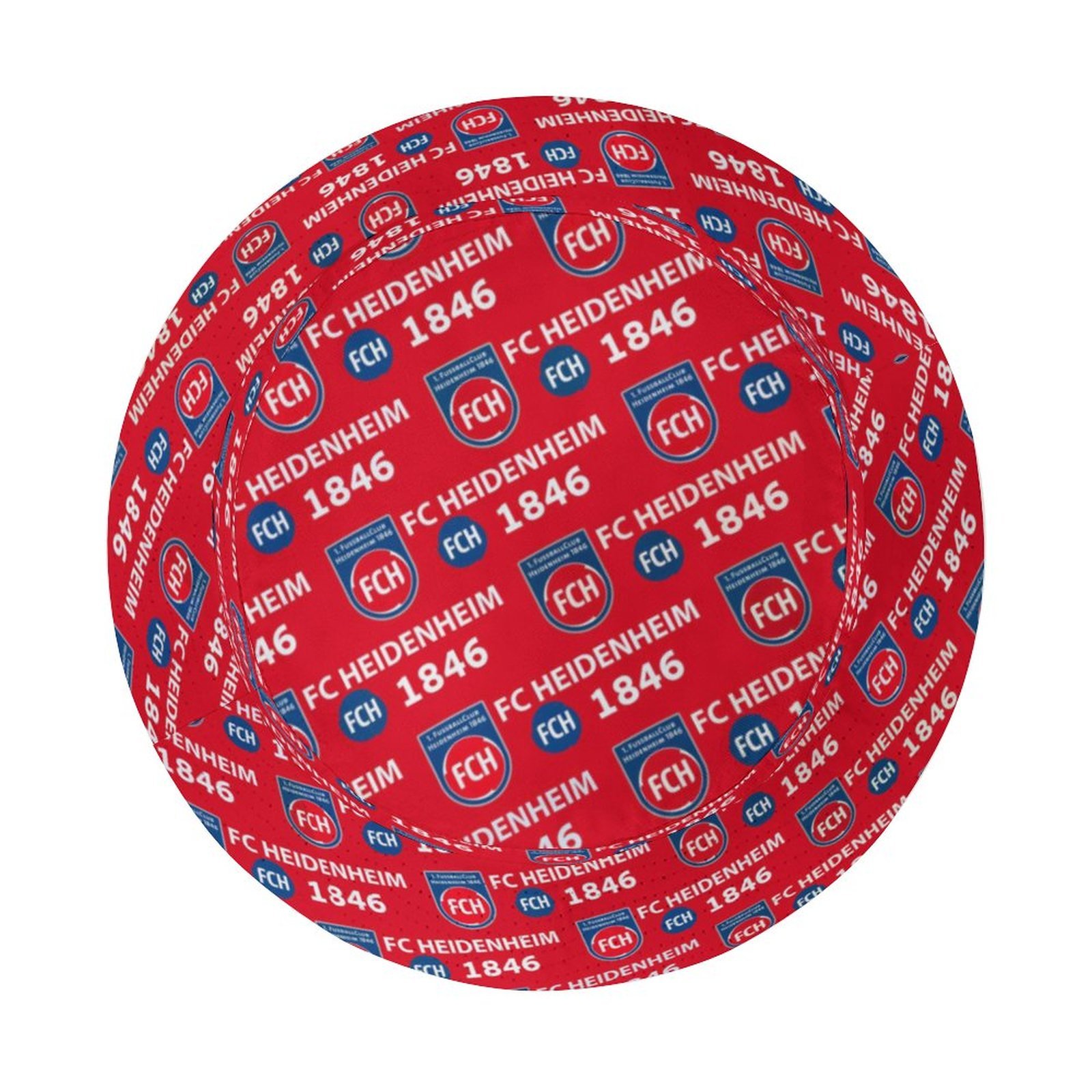 FC Heidenheim Karomuster Sommer Sonnenhut Reversible Bucket Hat FC Heidenheim Karomuster Sommer Sonnenhut Reversible Bucket Hat
