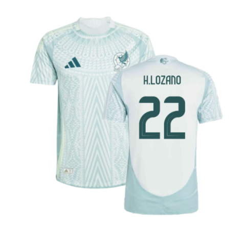 Mexico Hirving Lozano 22 Away Trikot 2024-2025