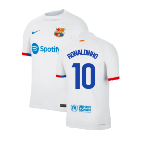 FC Barcelona Ronaldinho 10 Away Trikot 2023-2024