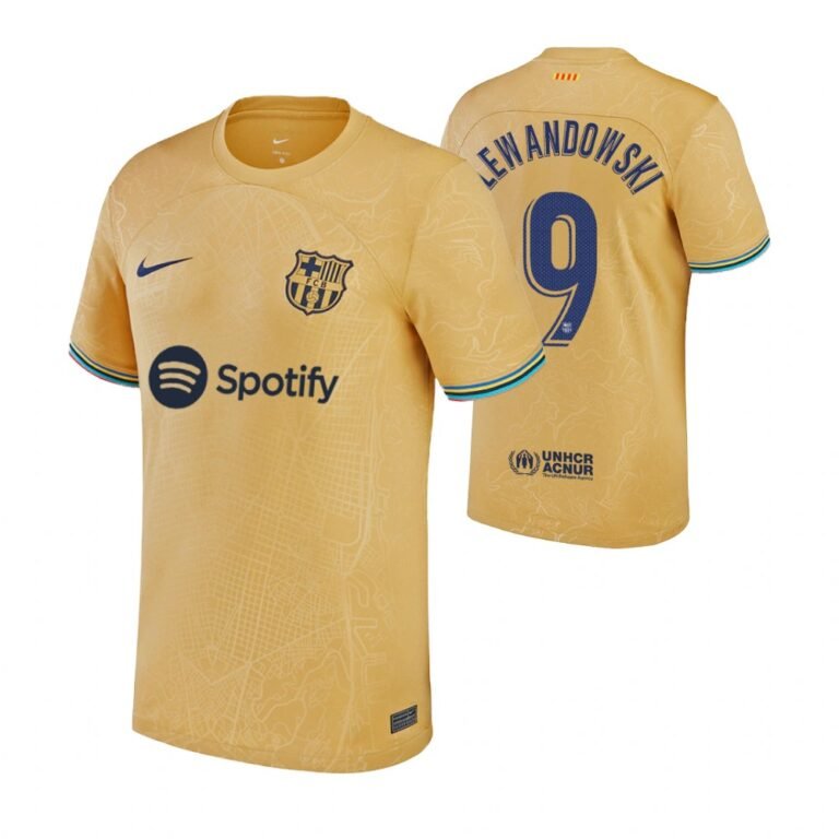 FC Barcelona Robert Lewandowski 9 Away Trikot 2022-2023