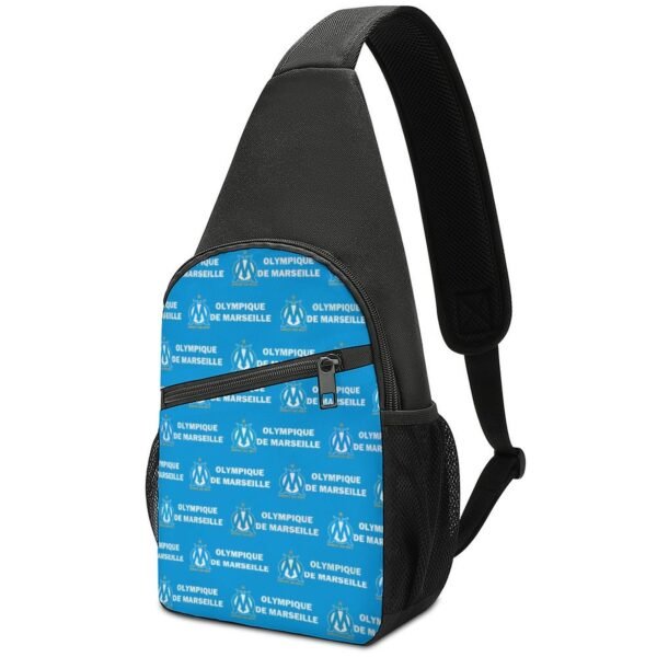 Olympique De Marseille Crossbody Backpack Leichte Umhängetaschen Sling-Rucksack