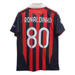 AC Mailand Ronaldinho 80 Home Retro Trikot 2009-2010
