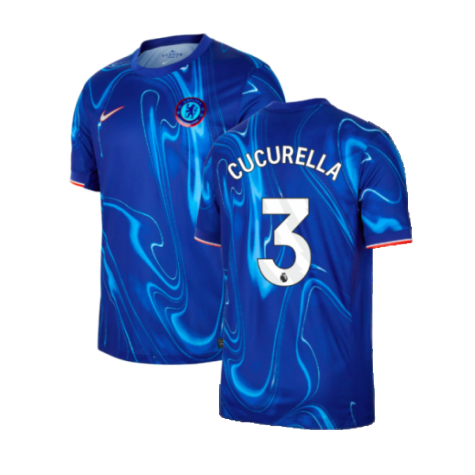 Chelsea Marc Cucurella 3 Home Trikot 2024-2025 Chelsea Marc Cucurella 3 Home Trikot 2024-2025