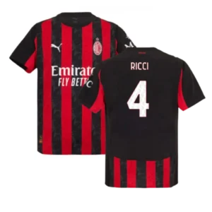 AC Mailand Samuele Ricci 4 Home Trikot 2025-2026