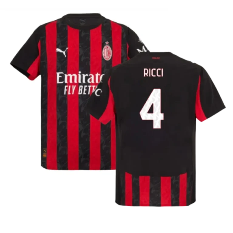 AC Mailand Samuele Ricci 4 Home Trikot 2025-2026