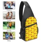 FC Union Berlin Crossbody Backpack Leichte Umhängetaschen Sling-Rucksack