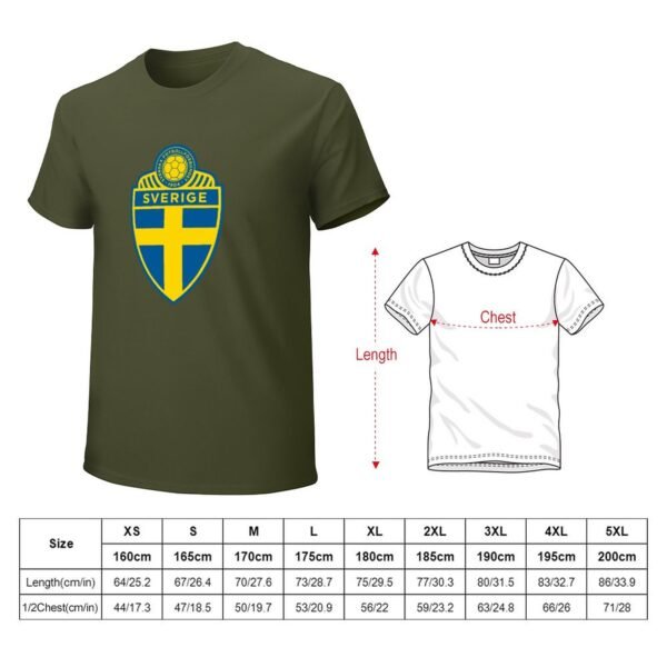 Schweden Stretch Slim Cneck Gildan Tee T-Shirt Herren