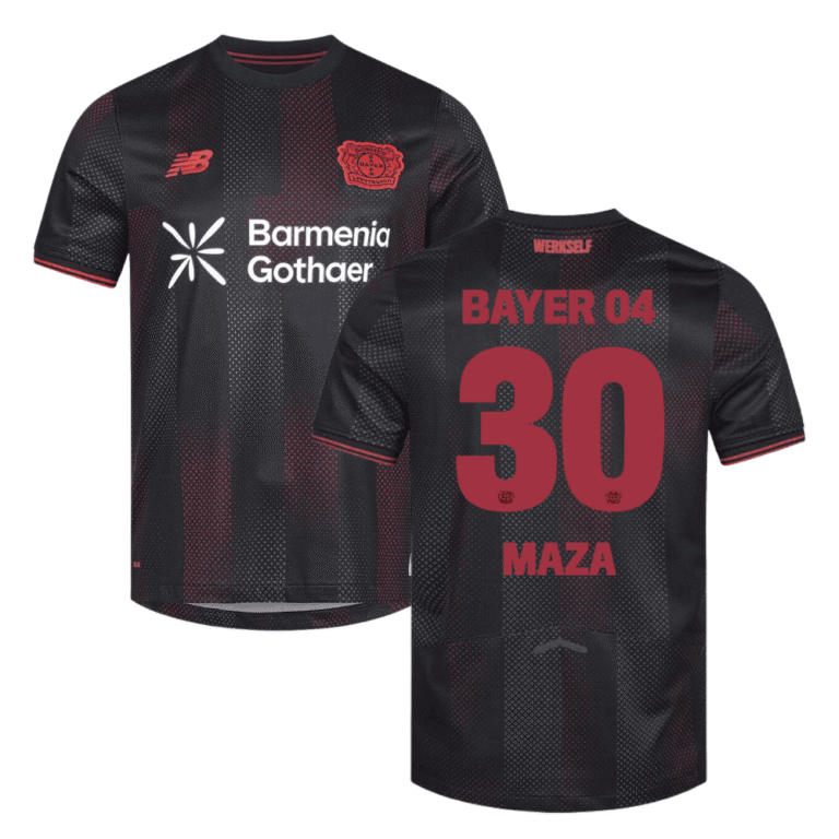 Bayer Leverkusen Ibrahim Maza 30 Home Trikot 2025-2026