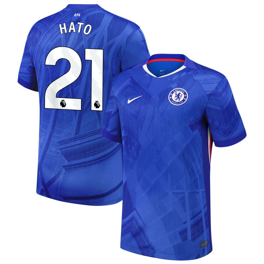 Chelsea Jorrel Hato 21 Home Trikot 2025-2026 Chelsea Jorrel Hato 21 Home Trikot 2025-2026