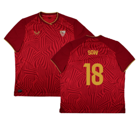 Sevilla FC Djibril Sow 18 Away Trikot 2023-2024