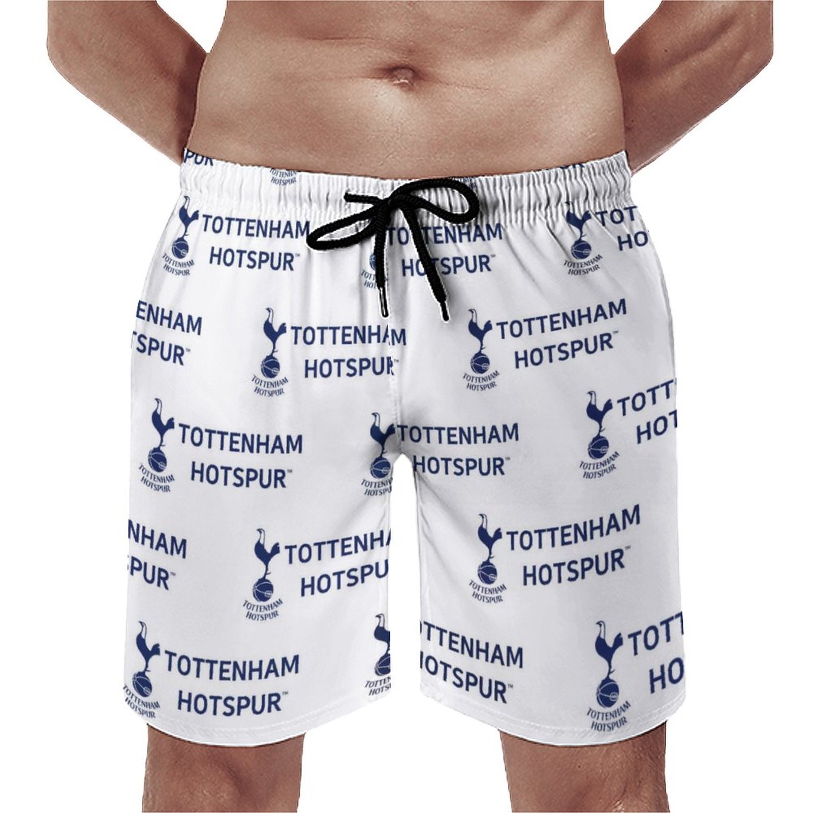 Tottenham Hotspur Herren Badehose Schnelltrocknende Strandshorts Mit Tasche Kordelzug Shorts Tottenham Hotspur Herren Badehose Schnelltrocknende Strandshorts Mit Tasche Kordelzug Shorts
