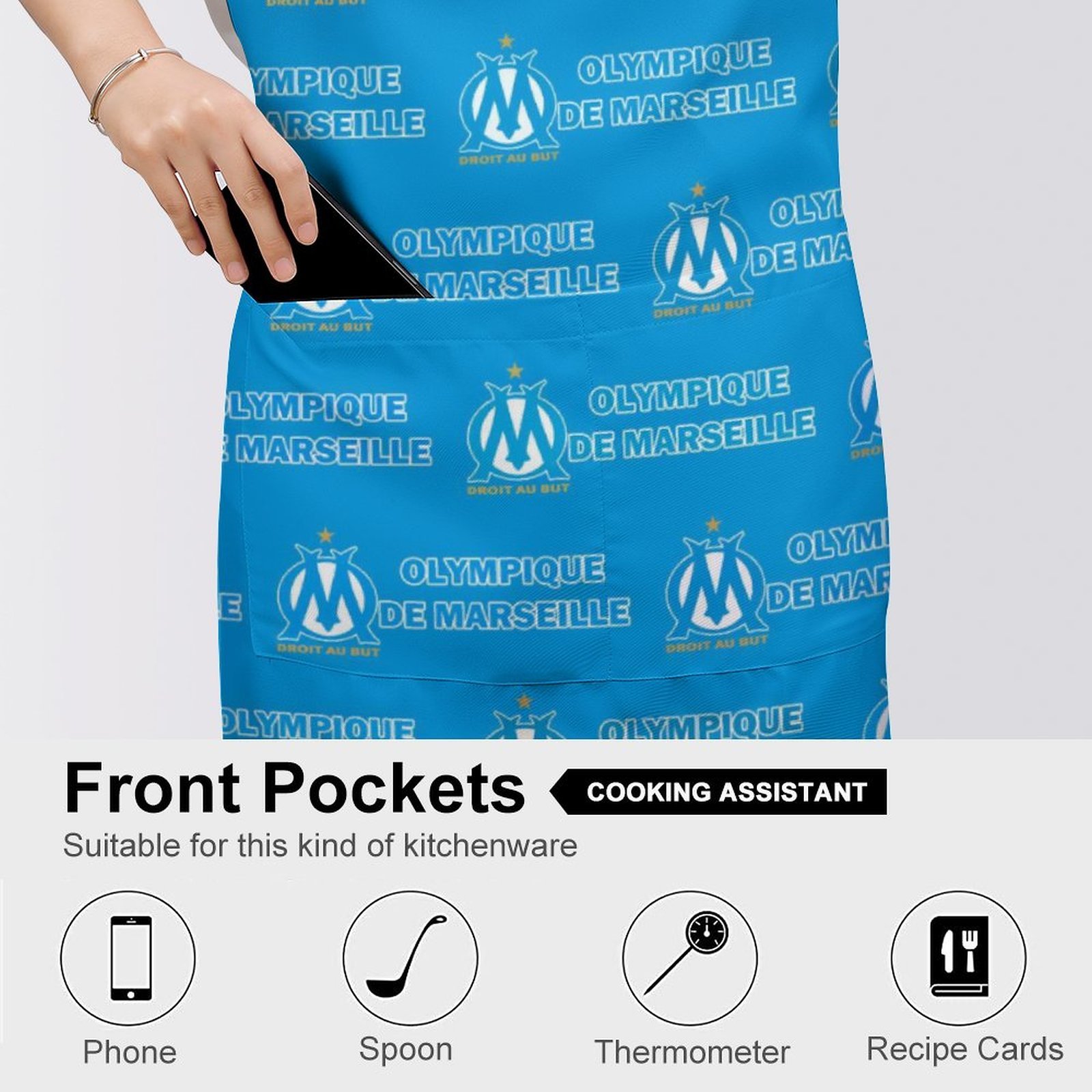 Olympique De Marseille Wasserdichte Schürze Wasserdichte Schürze Mit Taschen Für Küchenfarbe Und Mehr. Olympique De Marseille Wasserdichte Schürze Wasserdichte Schürze Mit Taschen Für Küchenfarbe Und Mehr.