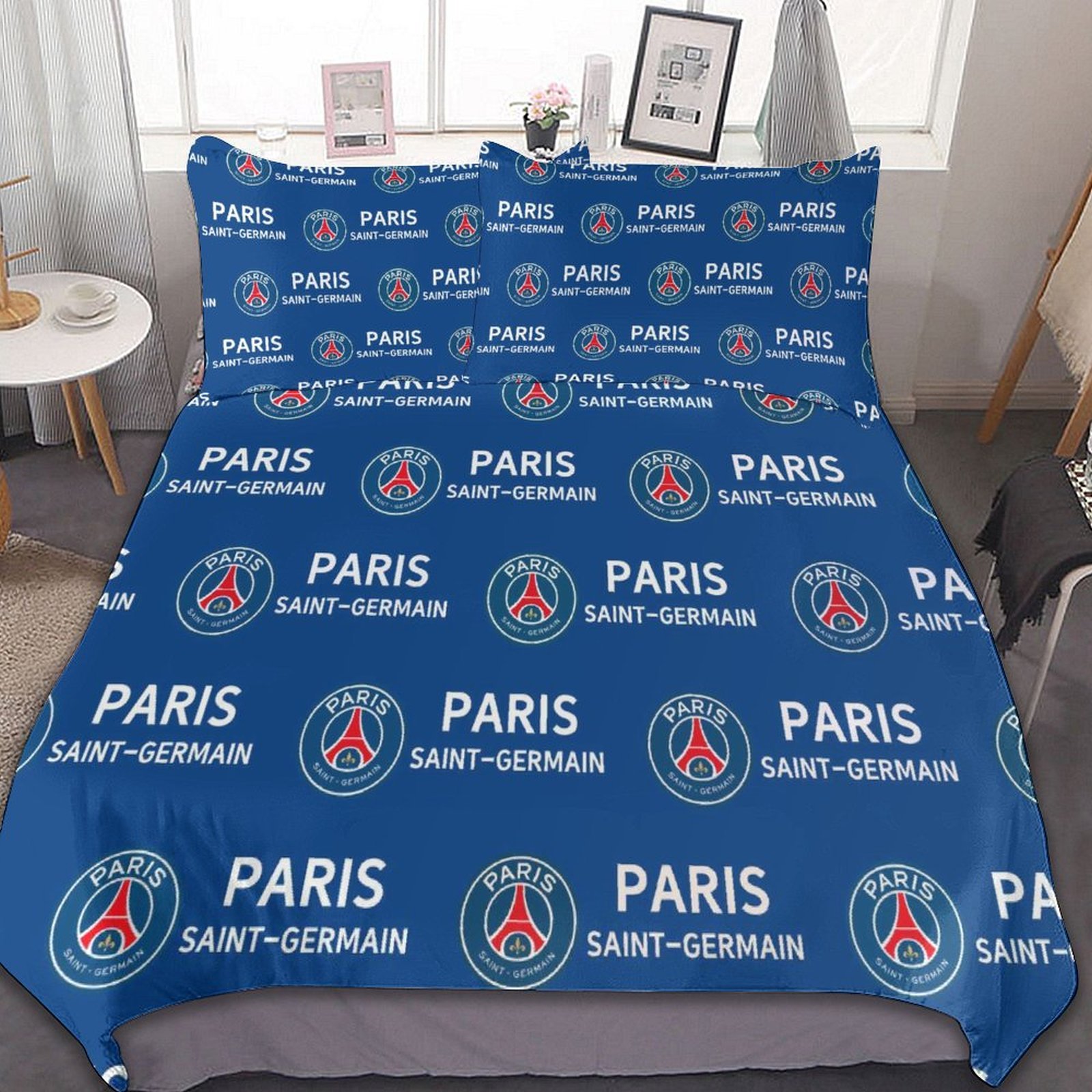 Paris Saint-Germain Bettwäscheset 3 Stück Kinder Erwachsene Steppdeckenbezug Steppdeckenbezug Multi Size Laken Set Paris Saint-Germain Bettwäscheset 3 Stück Kinder Erwachsene Steppdeckenbezug Steppdeckenbezug Multi Size Laken Set