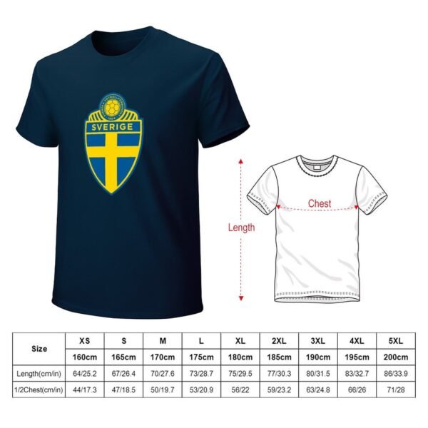 Schweden Stretch Slim Cneck Gildan Tee T-Shirt Herren