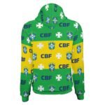 Brasilien Kapuzenpulli Mit Fleece Für Männer Und Frauen