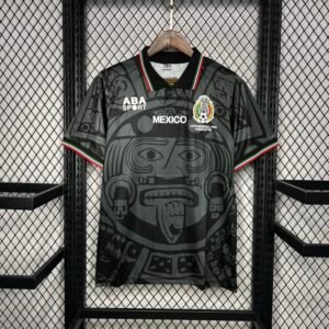 Mexiko Retro Fourth Trikot 1998-1999 - Schwarz