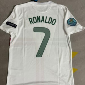 Portugal Cristiano Ronaldo 7 Retro Away Trikot EM 2012