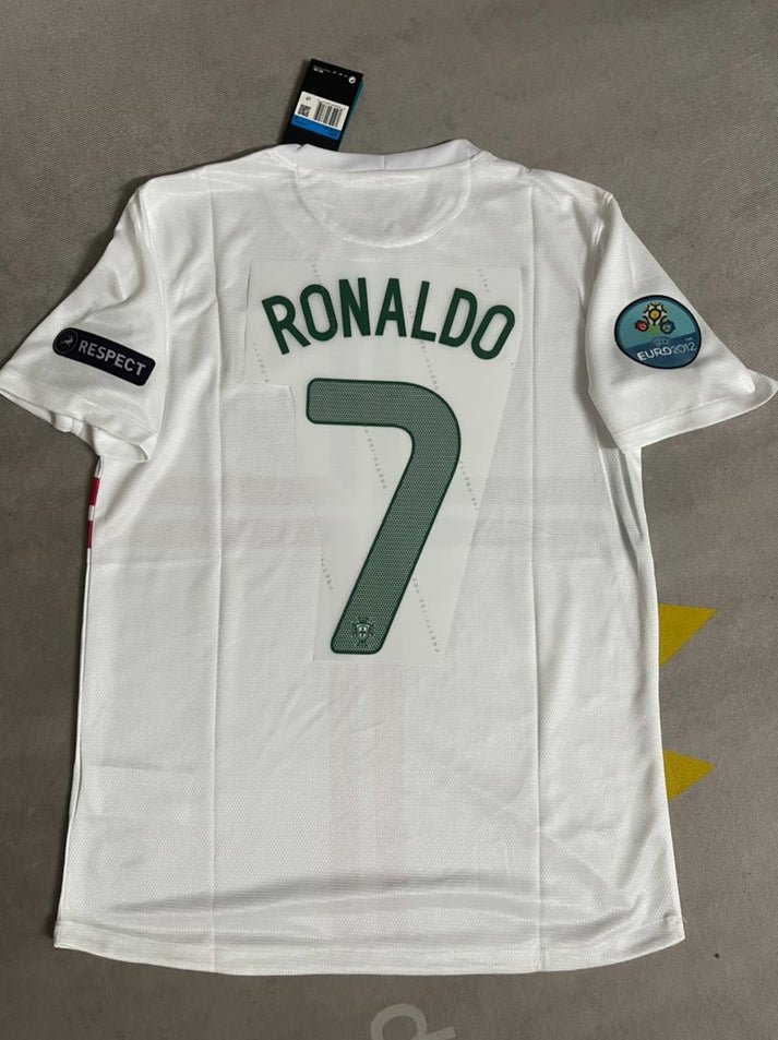 Portugal Cristiano Ronaldo 7 Retro Away Trikot EM 2012