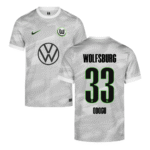 VFL Wolfsburg David Odogu 33 Away Trikot 2025-2026