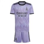 Real Madrid Away Trikotset Kinder 2022-2023 ( Aufdruck Dein Name )