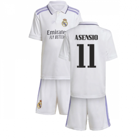 Real Madrid Marco Asensio 11 Heimtrikot Kinder Mini Kit 2022-2023 Real Madrid Marco Asensio 11 Heimtrikot Kinder Mini Kit 2022-2023