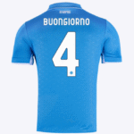 SSC Neapel Alessandro Buongiorno 4 Home Trikot 2024-2025