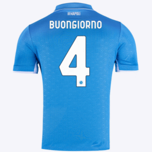 SSC Neapel Alessandro Buongiorno 4 Home Trikot 2024-2025
