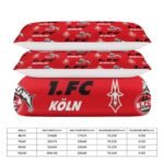 FC Köln Bettwäscheset 3 Stück Kinder Erwachsene Steppdeckenbezug Steppdeckenbezug Multi Size Laken Set