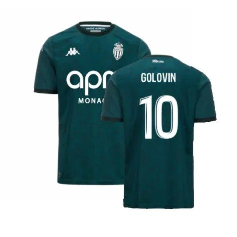 AS Monaco Aleksandr Golovin 10 Away Trikot 2024-2025