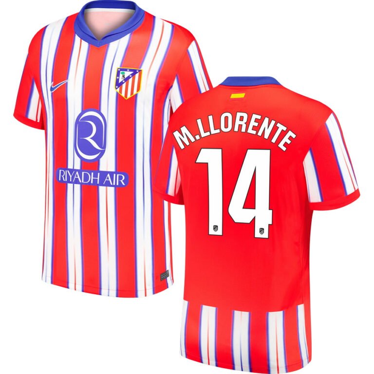 Atletico Madrid Marcos Llorente 14 Home Trikot 2024-2025