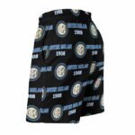 Inter Mailand Herren Badehose Schnelltrocknende Strandshorts Mit Tasche Kordelzug Shorts