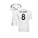 Real Madrid Federico Valverde 8 Heimtrikot Kinder 2024-2025