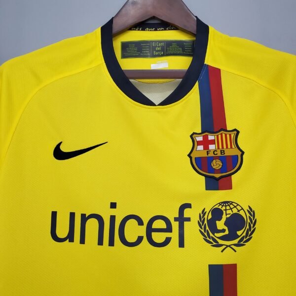 FC Barcelona Retro Away Trikot 2008-2009 - Gelb