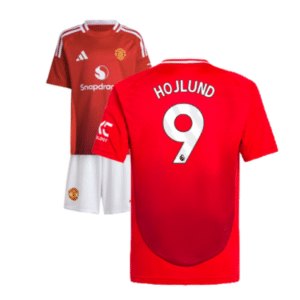 Manchester United Rasmus Hojlund 9 Heimtrikot Kinder Mini Kit 2024-2025