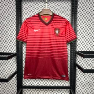Portugal Cristiano Ronaldo 7 Retro Home Trikot WM 2014
