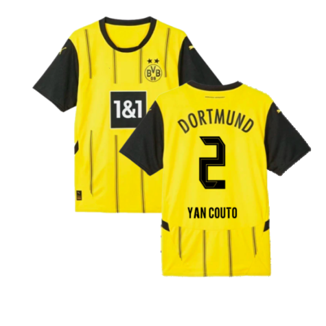 Borussia Dortmund Yan Couto 2 Home Trikot 2024-2025