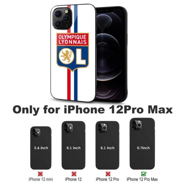 Olympique Lyonnais Stoßfest Glaskasten Handyhüllen & Cover Für IPhone 12