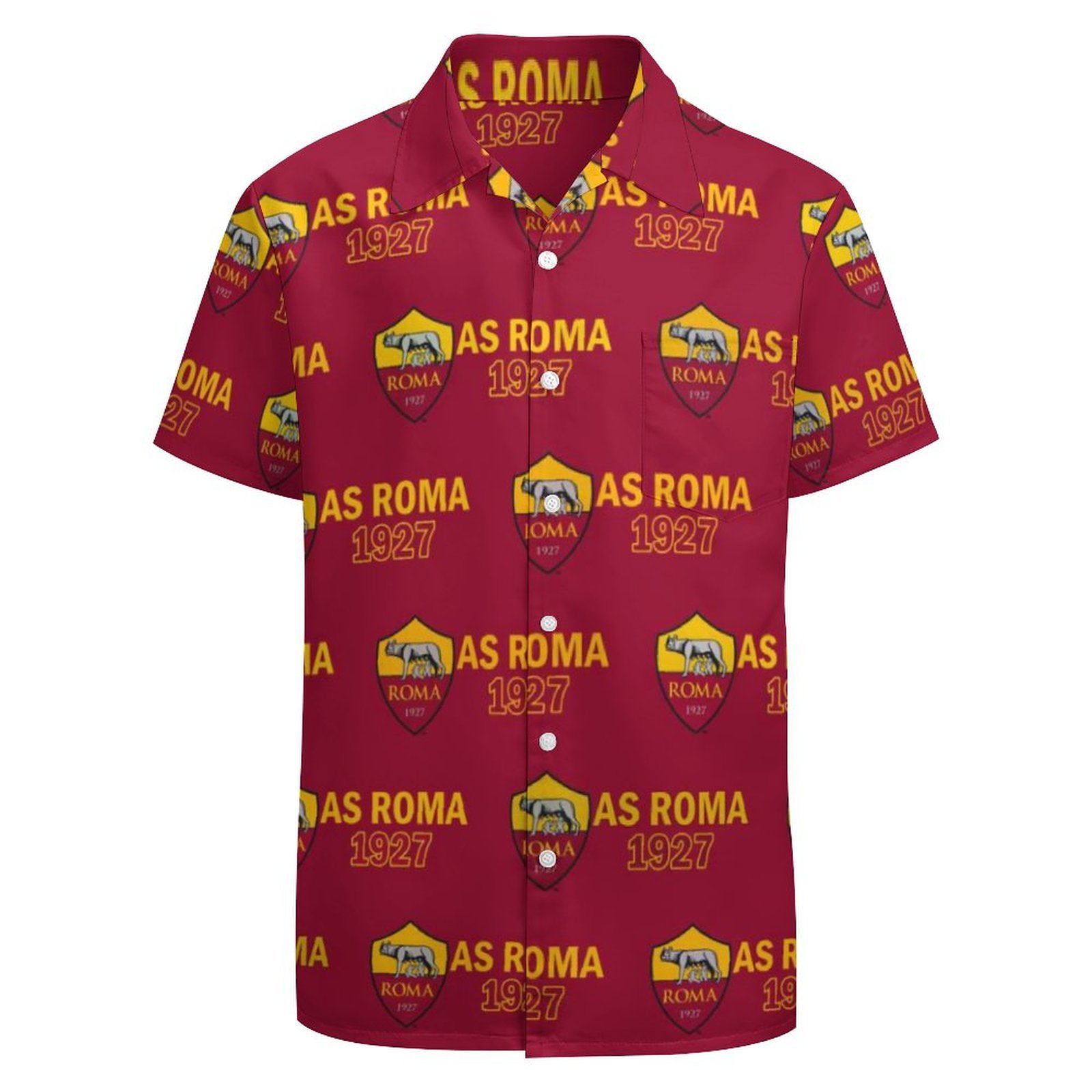 AS Rom Kurzärmelige Herrenhemden, Passform Sommer Kurzarm Casual Button-Down Hemden AS Rom Kurzärmelige Herrenhemden, Passform Sommer Kurzarm Casual Button-Down Hemden