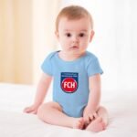 FC Heidenheim Baby Bodysuit Strampler Schlafanzug Mit Kurzen Ärmeln